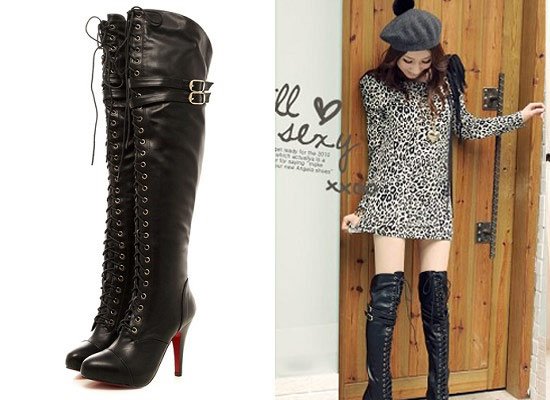 驾驭性感过膝长靴 魅力UP到破表_女性_腾讯网