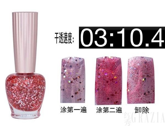 姑娘都有红色甲油 珠光爆裂纹全方位评测