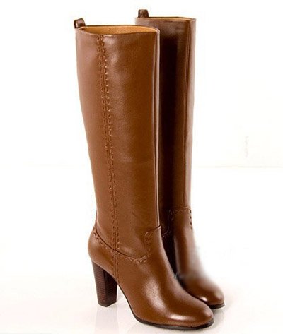 Older women were thin were favorites with high boots