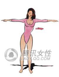 5个明星动作拥有无赘肉腹部
