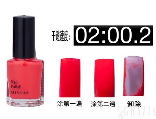 姑娘都有红色甲油 珠光爆裂纹全方位评测