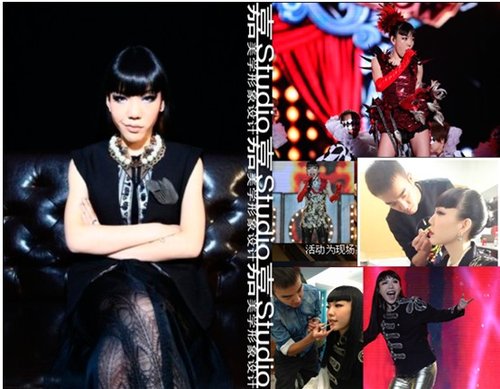 王嘉化妆学校打造好声音跨年新造型