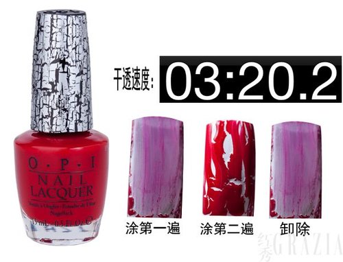 姑娘都有红色甲油 珠光爆裂纹全方位评测