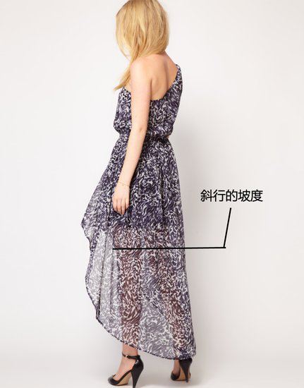 今夏最流行的剪裁:前短后长燕尾裙