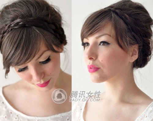 欧美时尚<em>辫子发型扎法步骤</em>大全_ferrywang201