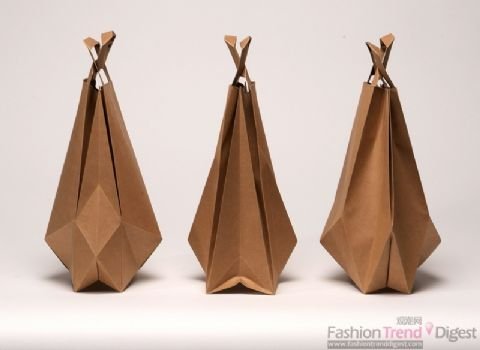荷兰设计师推崇纸质包包