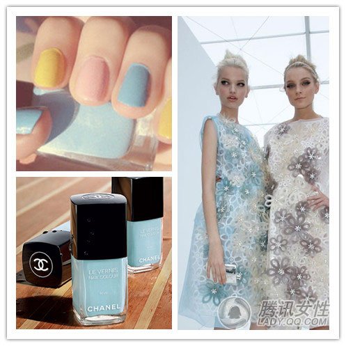 指尖的一抹淡雅 最IN蓝色风暴盛行