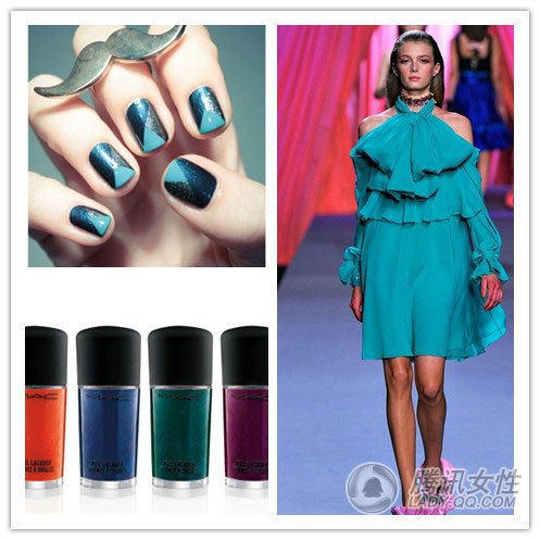 指尖的一抹淡雅 最IN蓝色风暴盛行