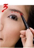 真人示范超漂亮的眉型打造术