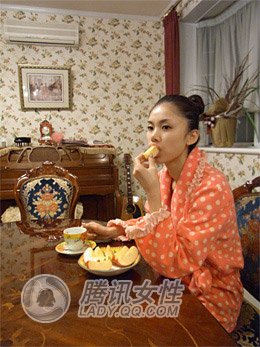 日本名模森里世减肥美体革命