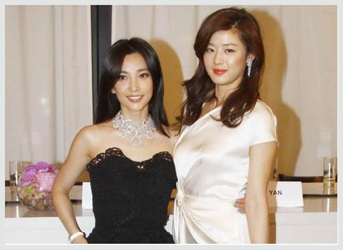 李冰冰全智贤两大御姐斗美