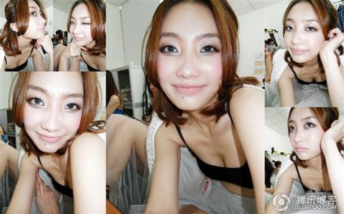 梦女郎曝光车展幕后私密生活