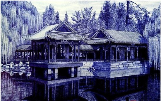 珠笔画作立体逼真有才任性 港城品牌盘有钱任