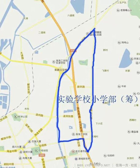 连云港的学区划分详尽图文版 瞬间明了_频道-