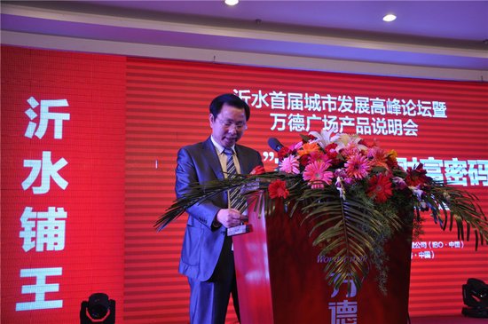 郎咸平论道沂水城市发展高峰论坛万德广场大可