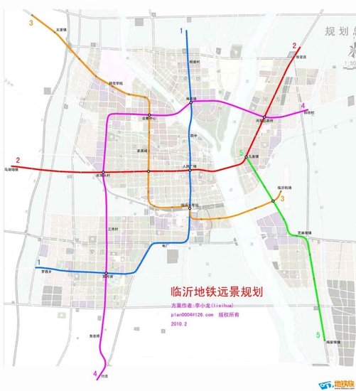 临沂地铁规划方案(5条地铁线) _频道-临沂
