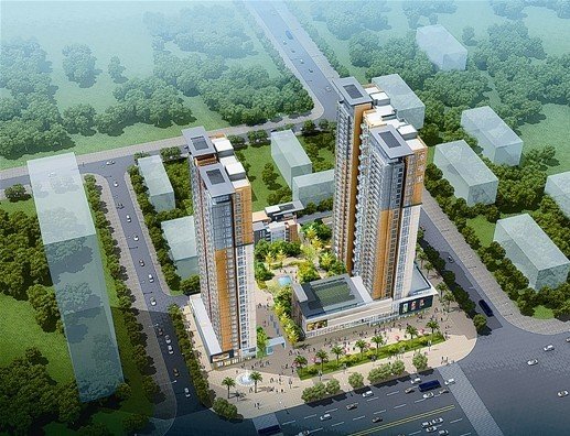 东涫首座城市中央 庭院小区:打造柳州幸福里_