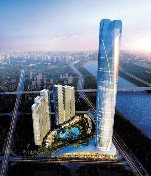 南宁第一高楼下月初开工 建成后高达370米