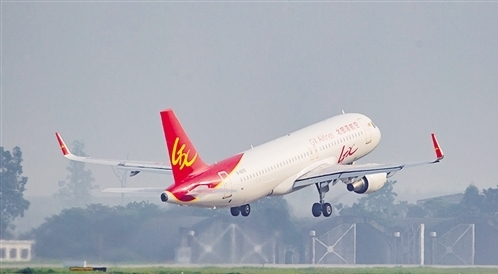 广西本土航空公司大飞机首航 _频道-柳州
