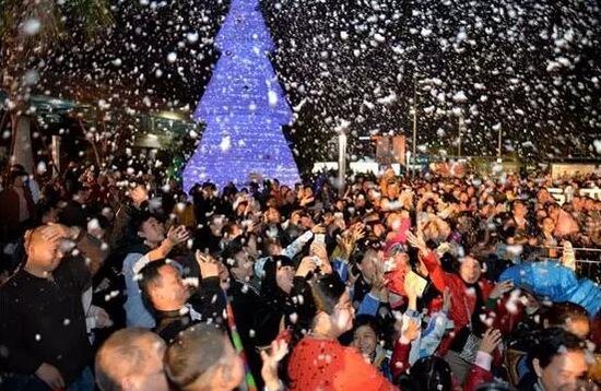 柳州迎来冰雪世界?圣诞节下雪,这个地方不得不