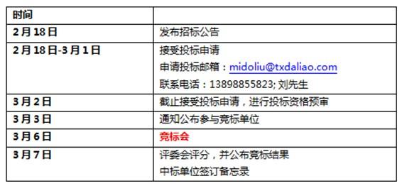 腾讯·大辽网2014年供应商招标公告