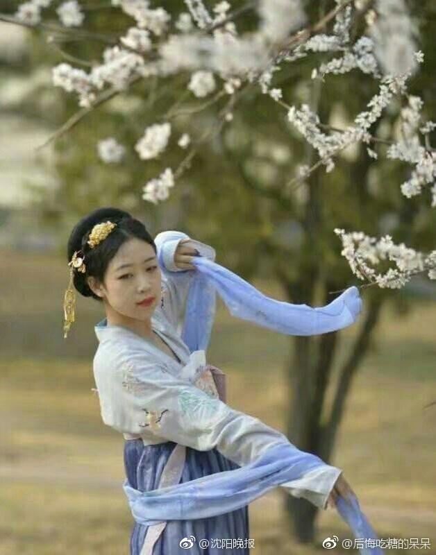 汉服上课穿搭图片女士,汉服上课穿搭图片女士