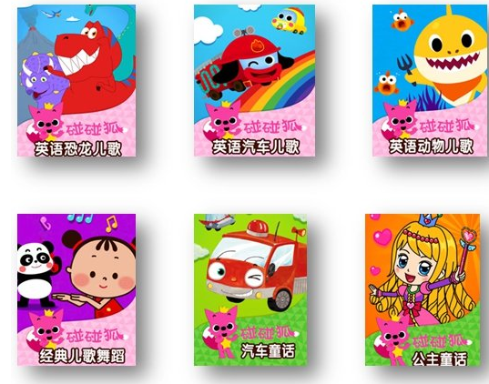 全新低幼明星卡通品牌碰碰狐PINKFONG 强势