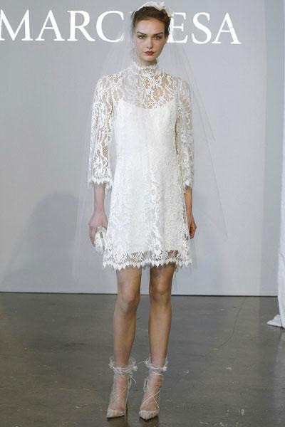 夏季婚纱新主张 大秀美腿是关键