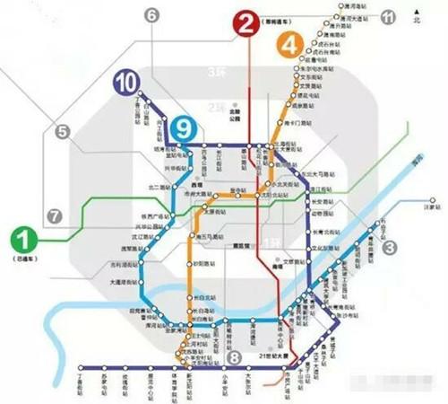 沈阳地铁4号线全程站点发布 预计2020年竣工
