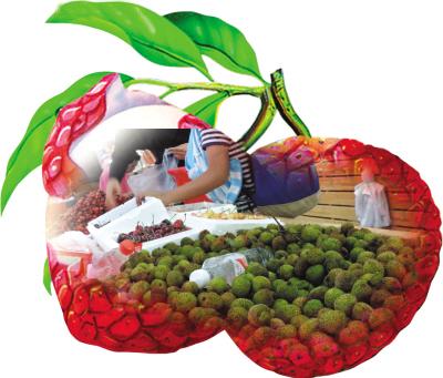 荔枝价格大降 电商抢市场现摘妃子笑48小时上