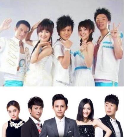 何炅晒快乐家族洗剪吹旧照 庆快乐大本营17周年