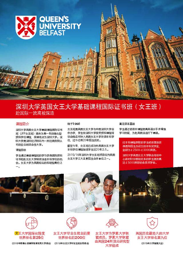 深大女王班,赴国际一流高校深造
