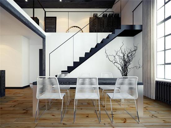 放逐空间自由 120平米现代LOFT公寓_大辽网_腾讯网