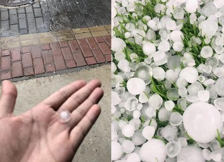 冰雹+暴雨+雷电+大风突袭辽宁!雨过天晴,沈阳