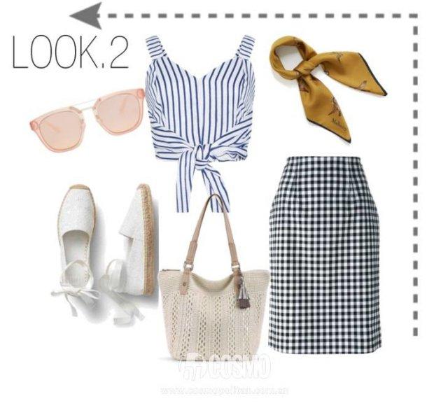 格纹裙才不土,娜扎都爱它美得不像话