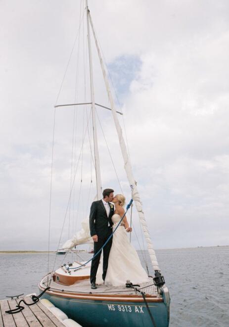 国外海边唯美意境婚纱照 记录浪漫爱情