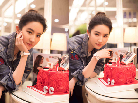 这一刻 亦表非凡 天梭表真挚献礼 祝福刘亦菲生日快乐_大辽网_腾讯网