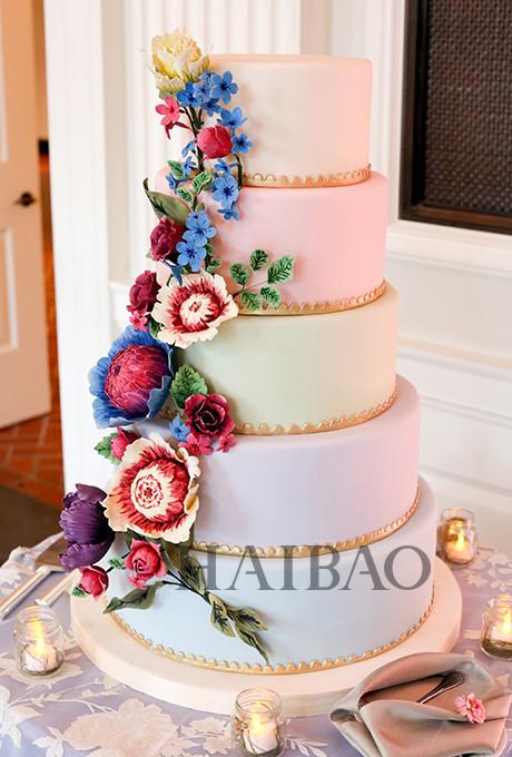 美到哭的婚礼蛋糕 味觉与视觉双重盛宴_大辽网_腾讯网