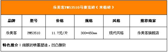 厨瓷魅影 三款厨房墙面瓷砖推荐