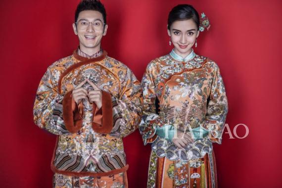 穿中式礼服结婚的女明星你最爱谁_大辽网_腾讯网