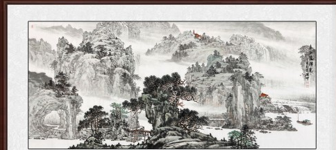 中国画欣赏,易从网国画山水画精品力作欣赏(组图)