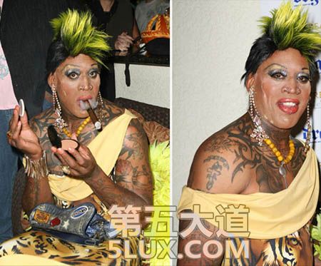 粉红罗德曼与GAGA争“雷”主