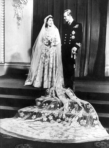 queen elizabeth ii wedding gown. for Queen Elizabeth II,