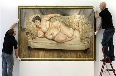 胖女裸睡图 最贵活人裸体画