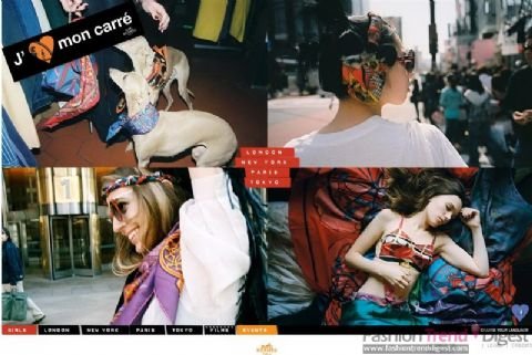 Hermes scarves site teaches you how to Fun