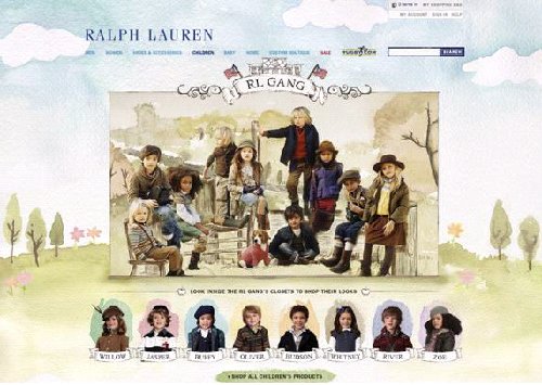 Ralph Lauren Kids with Book Show