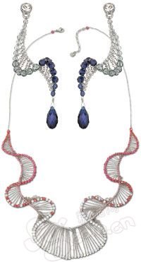 Gorgeous retro jewelry charming lure of summer