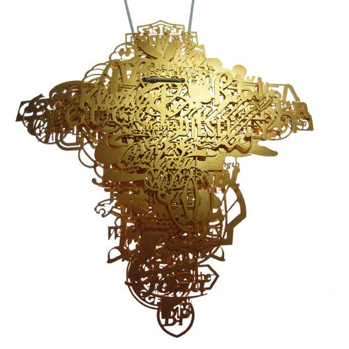 Put all the shining big necklace logo