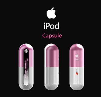 Designer's concept " pills "MP3