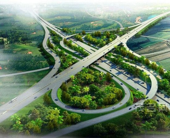 黄羌互通 汕(头)湛(江)高速公路云浮至湛江段及支线工程tj15合同段图片